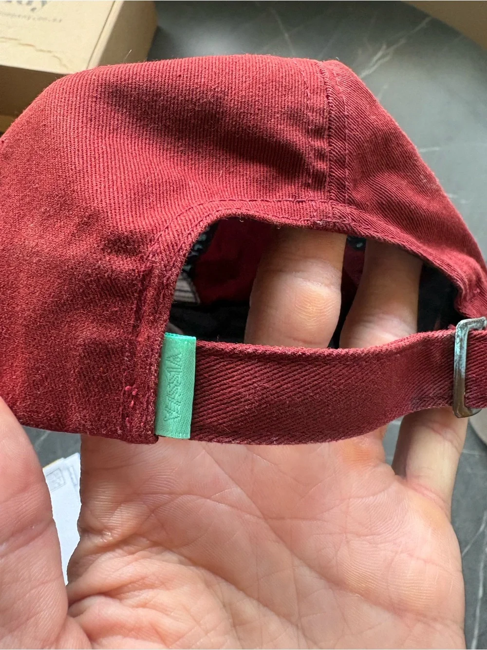 Unisex Vissla Maroon Baseball Cap - Casual Cotton Hat
